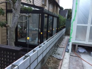 【LIXIL暖蘭物語】家族が集まる団らん空間を作るガーデンルーム【神戸市西区】（施工の様子）