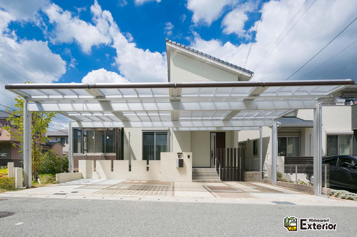 アルミ製カーポート 15日まで。