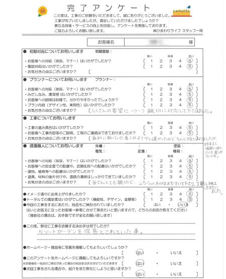 お客様の声-2021.10.19